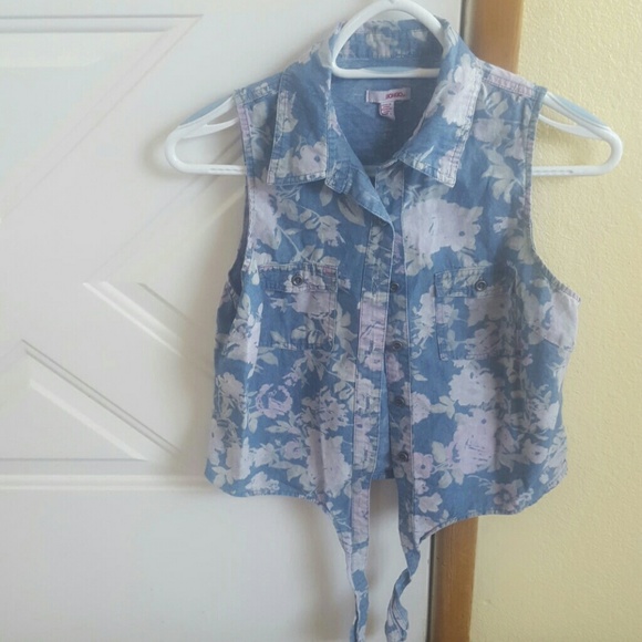 Jean Crop Top