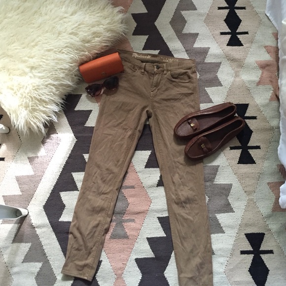 Madewell "Skinny Skinny Ankle" Satin Pants