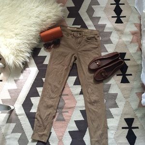 Madewell "Skinny Skinny Ankle" Satin Pants