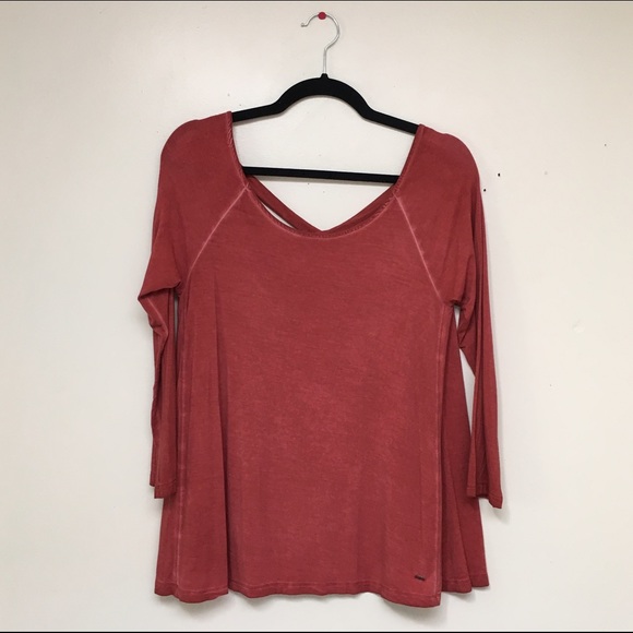 Flowy cross back top
