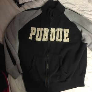 Purdue zip up sweatshirt