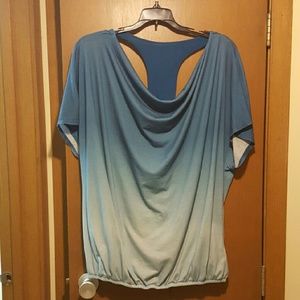 Ombre Turquoise shirt