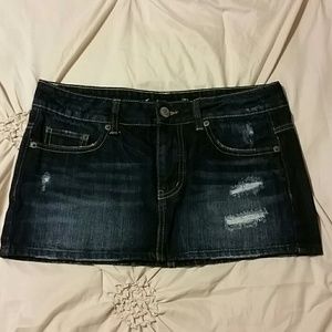 AE Denim Mini Skirt, Size 4
