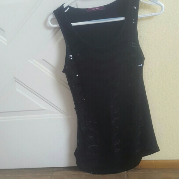 Black Sequin Top