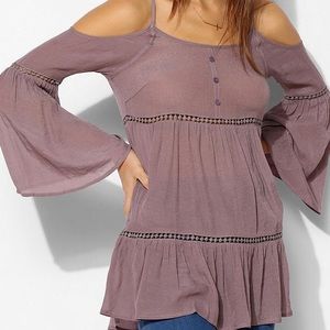 Staring at Stars Cold Shoulder Tunic