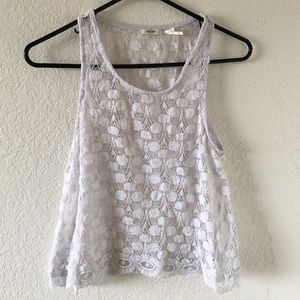 Lace tank top