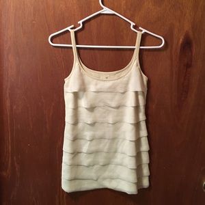 New York & Company Ruffle Tank