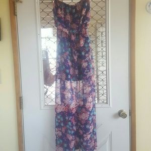 Flower Print maxi dress