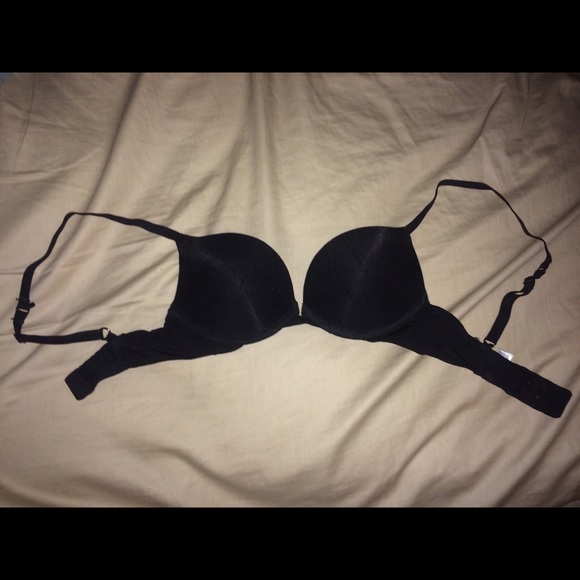 Never worn black push up bra