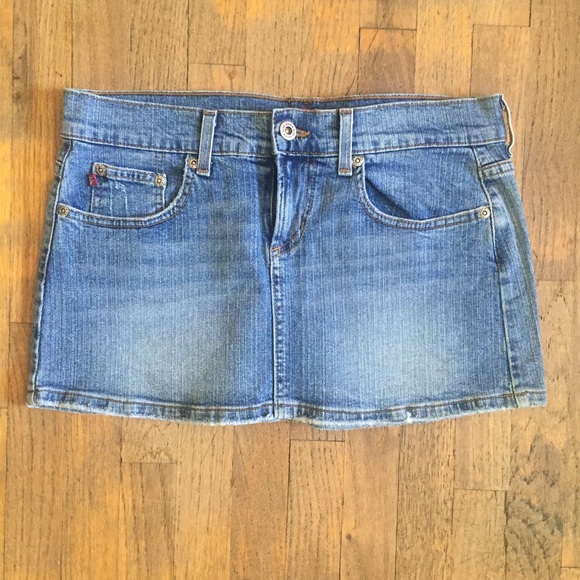 Women's jean mini skirt
