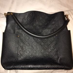 Authentic black bagatelle Louis Vuitton