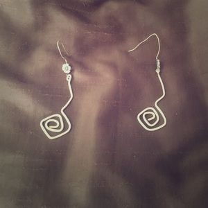 Sterling silver hand crafted swirl