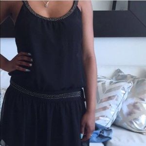 Mini black dress