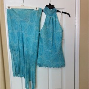 2 PC Bebe skirt set