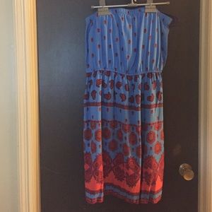 Old navy strapless sun dress