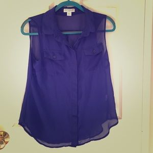 Dark Blue Blouse
