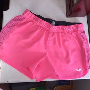 Champion pink running shorts