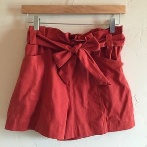 Anthropologie shorts with bow