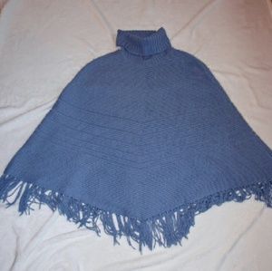 Knit Wool Poncho