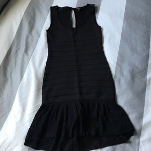 Fun flirty and fitted black dress
