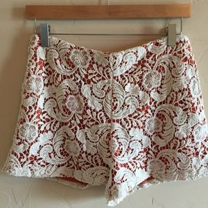 Boutique lace shorts