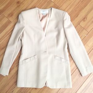 Jones New York Cream Blazer