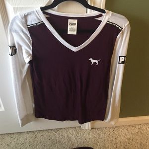 Pink long sleeve shirt