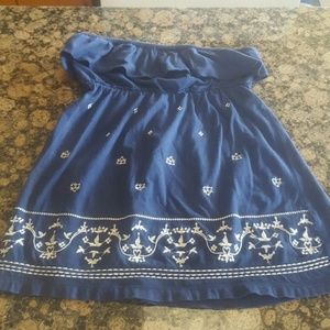 Navy Blue Sleeveless top