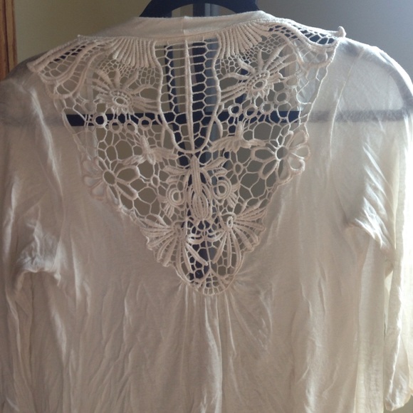 Crochet back cardigan