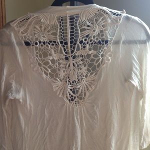 Crochet back cardigan