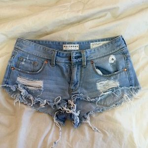 Bullhead Ripped Jean Shorts