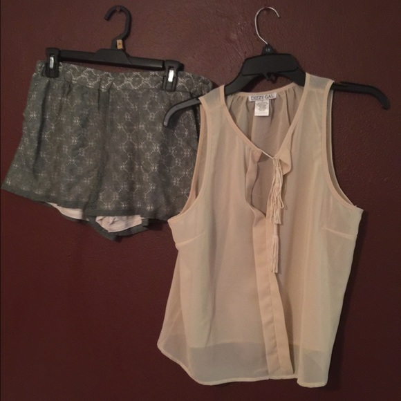 Short and shirt set