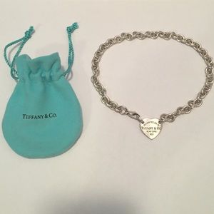 Please return to Tiffany & Co heart choker