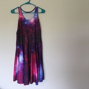 Slinky outer space mini dress. Never worn.