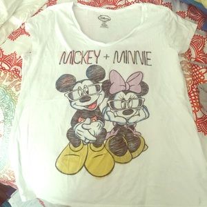 Mickey + Minnie shirt & Princess tank bundle