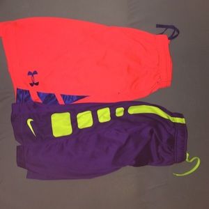 Nike/Under Armour Basketball shorts bundle!