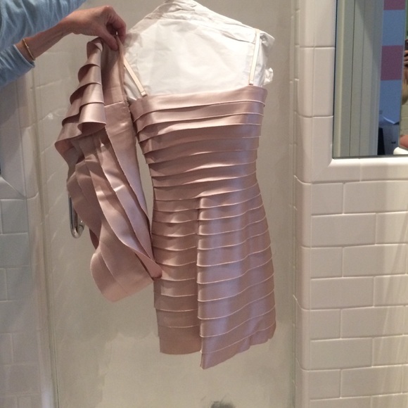 Silk paneled BCBG dress - Picture 2 of 2