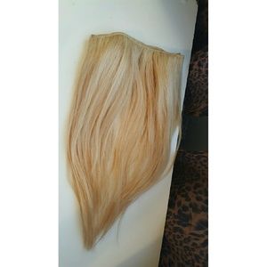 Blonde Human Hair Clip-In Hair Extensions
