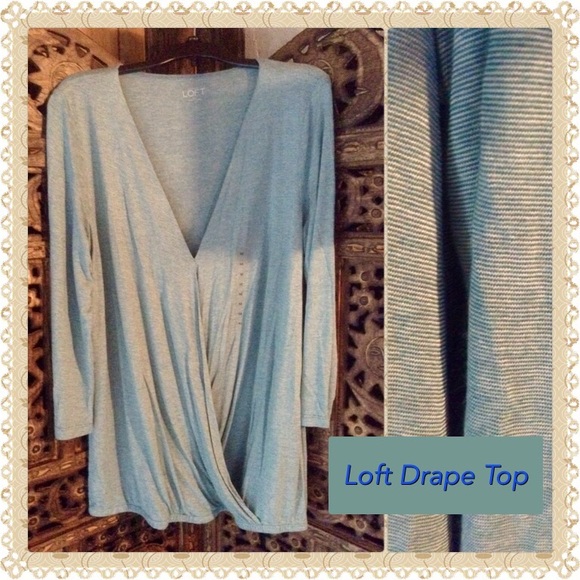 LOFT Tops - NWT Loft Drape Top/lowest😌