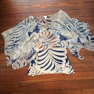Anthropologie scarf top by Tiny