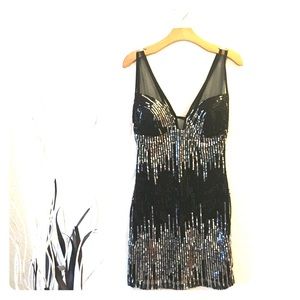 Sexy sequined dress