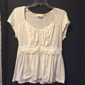 Anthropologie White blouse