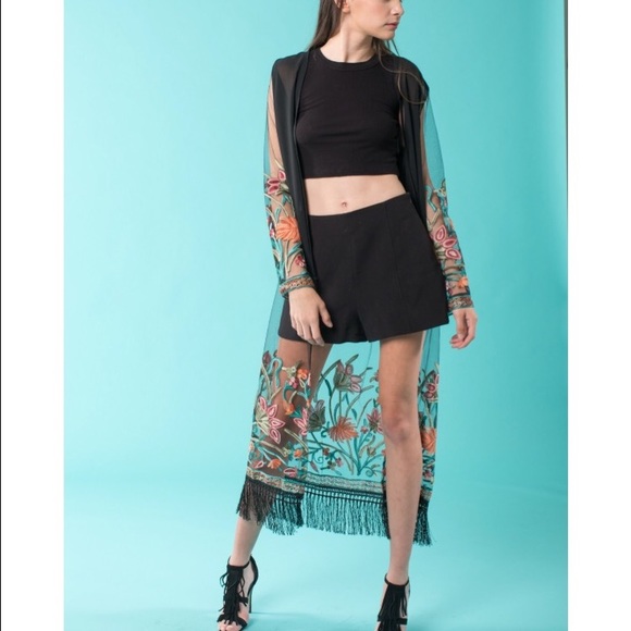 April Spirit Other - 🆕 Floral Embroidered Cardigan