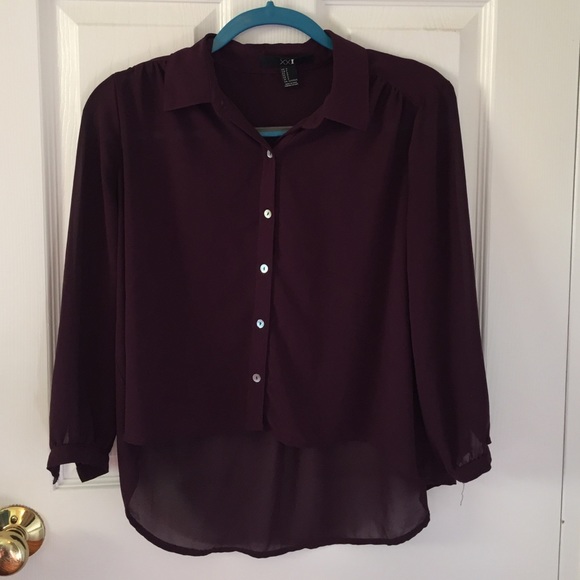 Burgundy Blouse