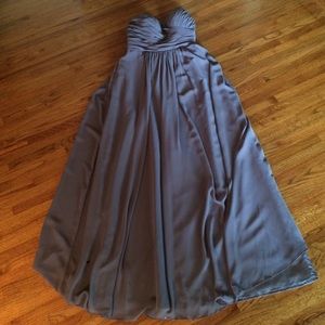 Slate gray formal dress