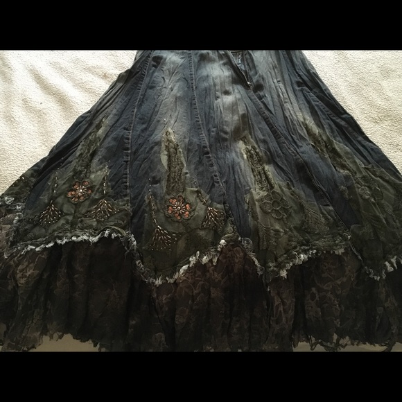 Beautiful denim skirt