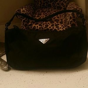 Authentic Prada nylon handbag