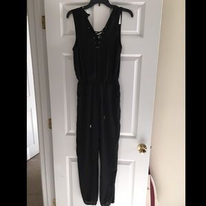 Black Jumper (Floor-Length Romper)