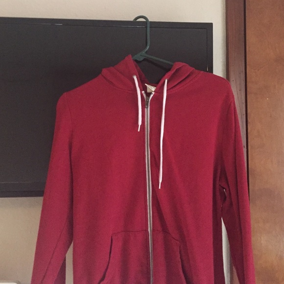 Red zine jacket