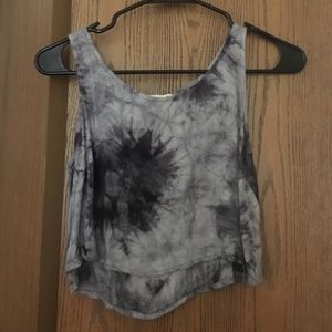 Grey Soprano crop top